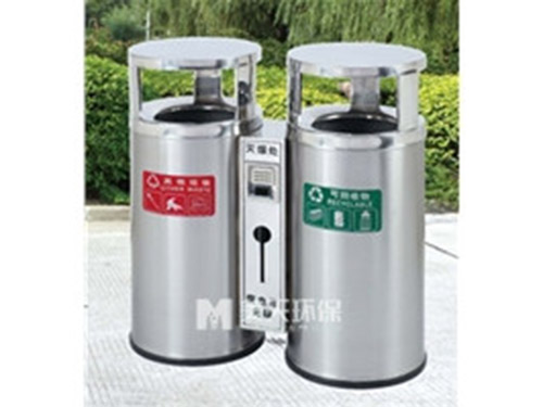 不銹鋼戶外分類垃圾桶